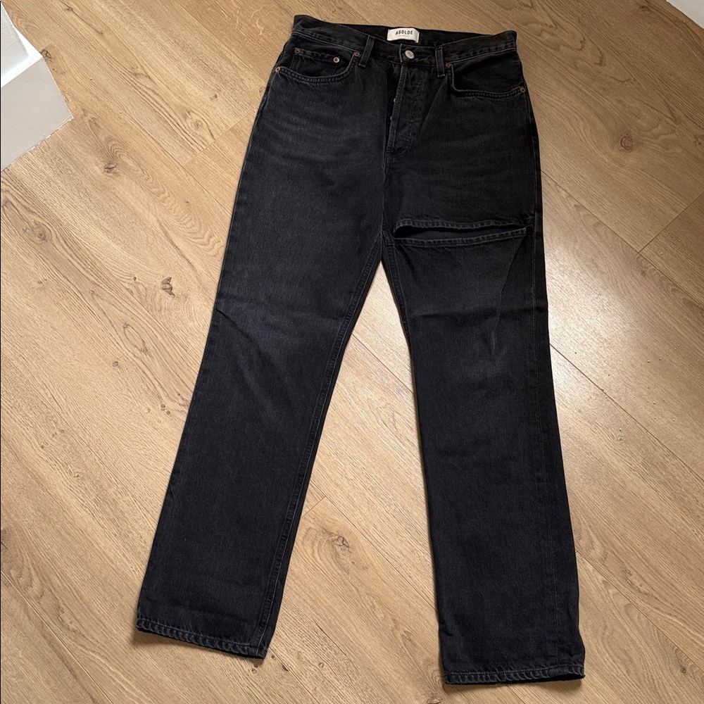 Agolde black Straight Jeans